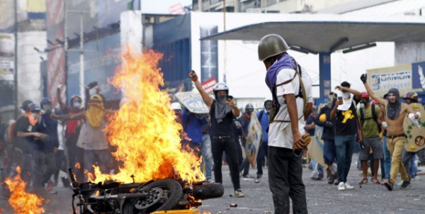 Maioria das manifestações da oposição termina em violência