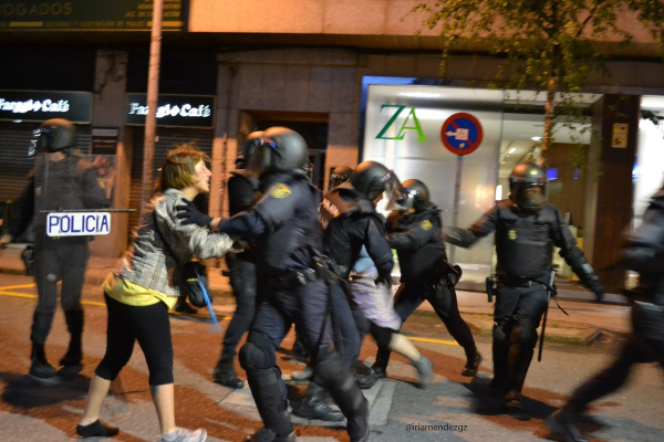 Concentraçons solidárias em apoio às 9 pessoas detidas em diferentes pontos da Galiza