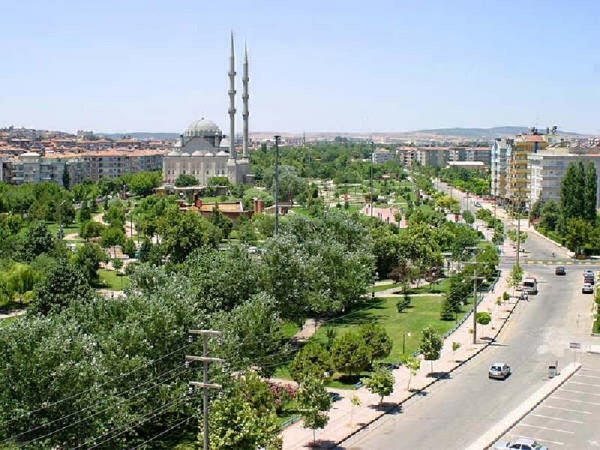 Vista de Gaziantep, cidade onde aconteceu o atentado contra população civil curda