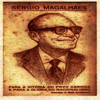 "Santinho" de divulgação da candidatura de Sergio Magalhães ao governo do estado da Guanabara, em 1960.
