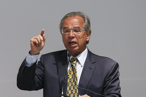 Paulo Guedes, ministro da Economia do governo de extrema-direita de Bolsonaro