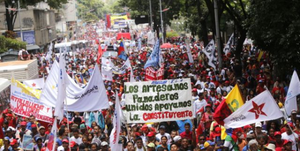 Comunas e movimentos sociais se mobilizam em defesa da Constituinte na Venezuela
