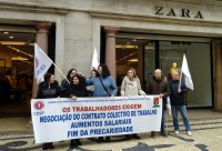 Denunciam ass&eacute;dio e repress&atilde;o nas lojas grupo Inditex/Zara em Portugal