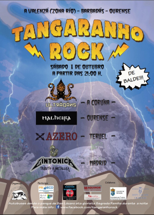 Taranganho Rock tentará dinamizar a Valençá, em Barbadás
