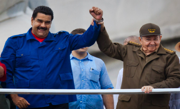 Carta de Raúl ao presidente Nicolás Maduro Moros
