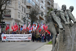 Os centros de chamadas viverám 28-N a quarta greve setorial deste ano na Galiza