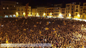 Histórica jornada de luita de massas nas ruas da Catalunha, com solidariedade na Galiza e noutros povos