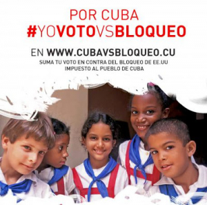 &#039;Solidários&#039; adere à campanha de votação online contra o bloqueio dos Estados Unidos a Cuba
