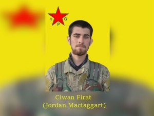 Anarquista norte-americano Jordan MacTaggart morto em combate junto do YPG em Rojava