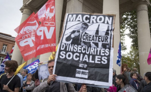 Sindicatos franceses convocam greve geral contra reforma trabalhista de Macron
