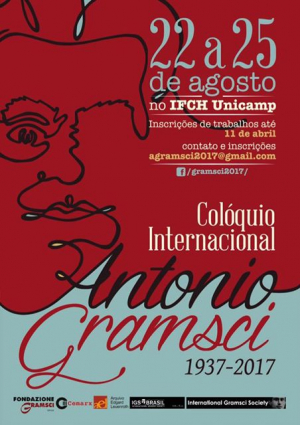 Campinas terá Colóquio Internacional em agosto, no 80 aniversário da morte de Antonio Gramsci