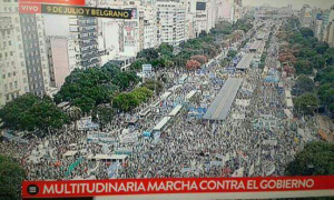 Argentina: meio milhão de trabalhadores e trabalhadoras repudiam Macri e exigem greve geral em março