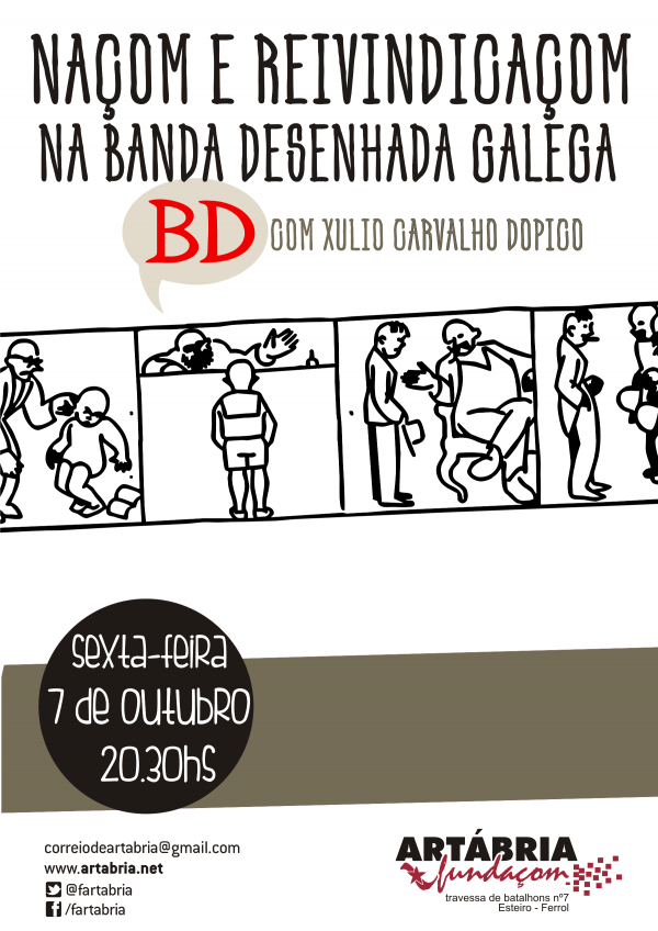 Naçom e reivindicaçom na Banda Desenhada galega, hoje na Fundaçom Artábria
