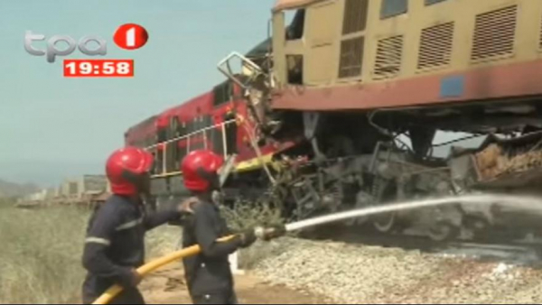 Número de vítimas mortais de acidente ferroviário no sul de Angola sobe para 18