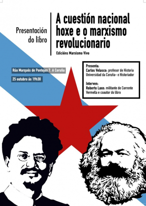 Corrente Vermelha apresenta na Corunha livro sobre a questom nacional e o marxismo