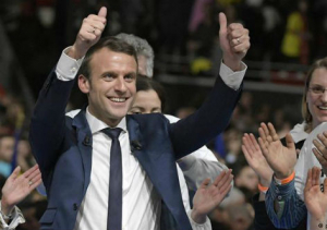 Macron cresce em pesquisas eleitorais na França