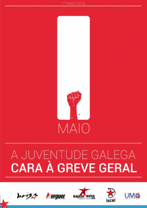 Organizaçons juvenis e estudantis galegas lançam manifesto unitário polo 1º de Maio