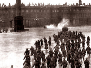 As massas tomam o poder na Rússia, em 1917