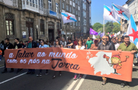 Milhares voltárom a tomar as ruas da Compostela por umha Galiza em galego