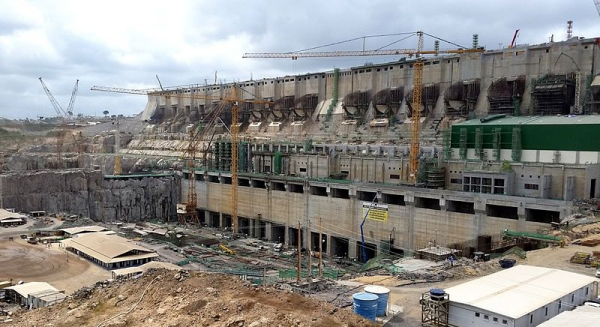 A barragem de Belo Monte