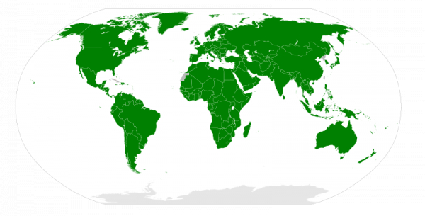 Países membro do FMI, controlado pelo imperialismo ocidental