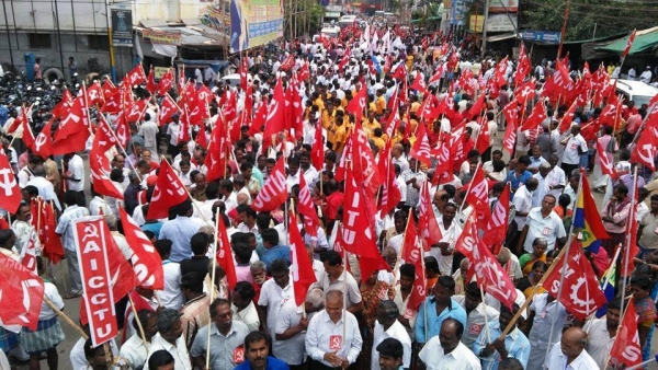 Grevistas no estado de Tamil Nadu
