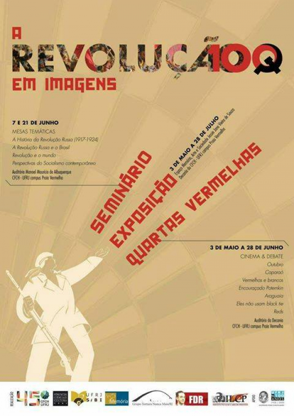 Exposição, seminário, debate, cinema... A Revolução de Outubro na Universidade Federal do Rio de Janeiro