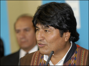 Evo Morales, presidente boliviano, denunciou manobras da OEA contra a Venezuela
