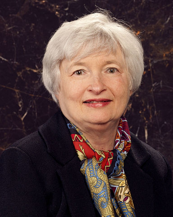 Janet Yellen, presidenta da Reserva Federal estadunidense