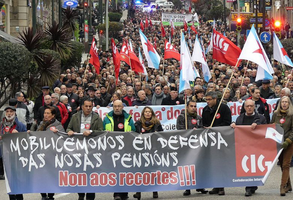 Convocadas mobilizaçons dia 22 de maio em numeros pontos da Galiza em defesa de pensons dignas