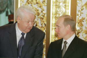 Boris Yeltsin foi um dos responsáveis pelo golpe final à URSS. Após retrocessos nos anos 90, Putin levou a Rússia novamente a protagonista no cenário mundial.