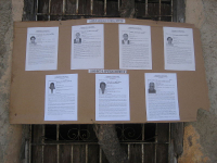 Candidaturas às eleições de 2008 ao parlamento provincial e nacional em Santiago de Cuba.