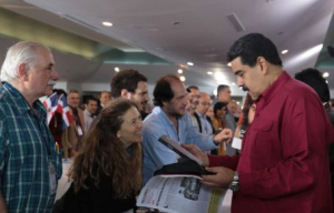 Maduro participou do evento e recebeu a solidariedade internacionalista