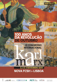 &#039;III Congresso Internacional Karl Marx&#039; é dedicado em Lisboa ao centenário da Revolução Russa