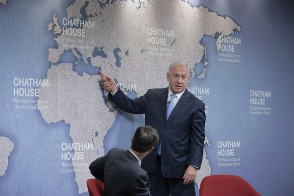 Primeiro-ministro sionista, Benjamin Netanyahu
