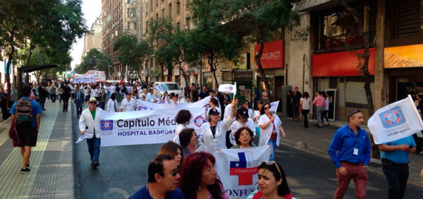 2 mil se manifestaram em Santiago