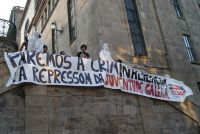 Três independentistas detidos na Galiza, sob acusaçom de "enaltecimento" por receberem um preso político em Compostela
