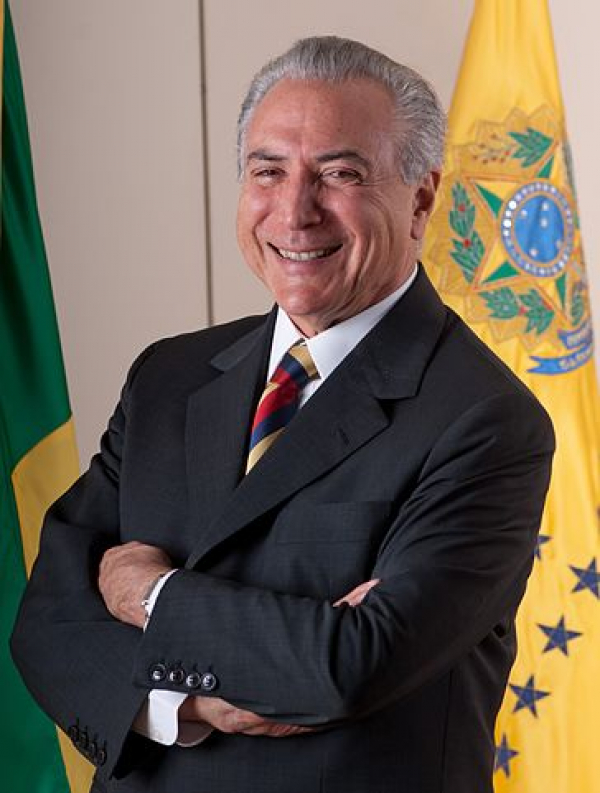 Michel Temer, presidente golpista do Brasil