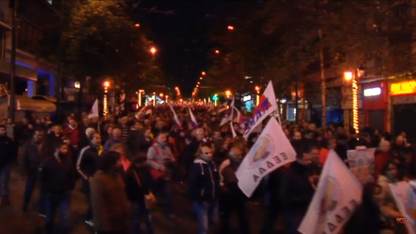 Cerca de 8 mil manifestantes repudiaram visita de Obama à Grécia