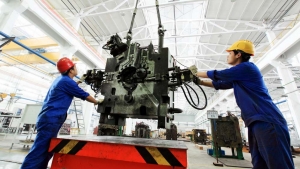 Crescimento da produção industrial da China acelera
