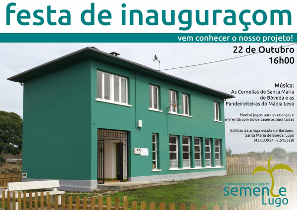 Abre as suas portas mais umha Escola Semente, esta vez em Lugo