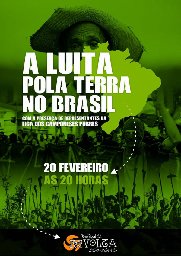 Palestra em Vigo sobre a luita pola terra no Brasil